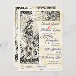 Sprookjesprinses Avonduitnodiging Kaart