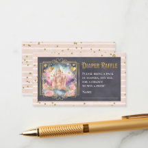 Sprookjesprinses Baby shower Luier Raffle