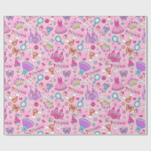 Sprookjesprinses  cadeaupapier (Vlak)