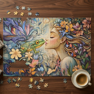 Sprookjesprinses en kikker 1014-delig legpuzzel