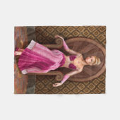 Sprookjesprinses Fleece Deken (Voorkant (Horizontaal))