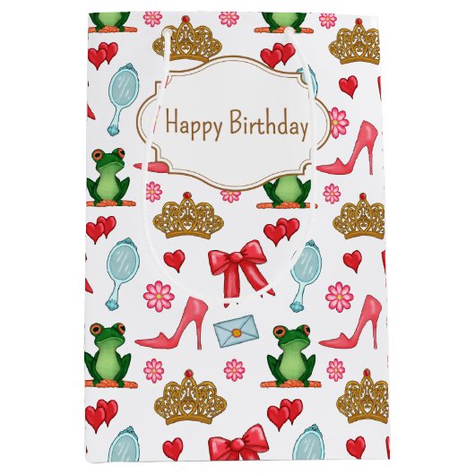 Sprookjesprinses Geschenkzak Medium Cadeauzakje (Voorkant)