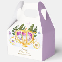 Sprookjesprinses Koets Baby Shower Vlinder