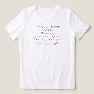 Sprookjesprinses koffie T-shirt
