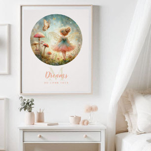 Sprookjesprinses Magische Tuin Dromerig Inspireren Perfect Poster
