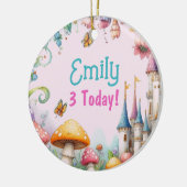 Sprookjesprinses Meisjes Verjaardag Fairycore Keramisch Ornament (Links)