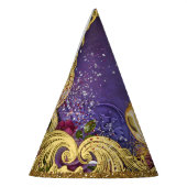 Sprookjesprinses meisjes verjaardagsfeestje feesthoedjes (Links)