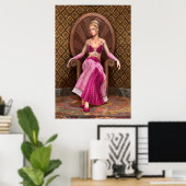 Sprookjesprinses Poster (Thuiskantoor)