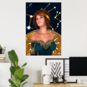 Sprookjesprinses Poster (Thuiskantoor)