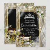 Sprookjesprinses Quinceañera Kaart (Voorkant / Achterkant)