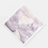 Sprookjesprinses Quinceanera Lavendel ID1030 Servet (Hoek)