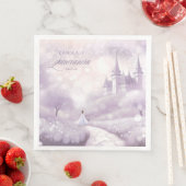 Sprookjesprinses Quinceanera Lavendel ID1030 Servet (Insitu)