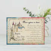 Sprookjesprinses uitnodigingen (Staand voorkant)