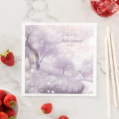 Sprookjesprinses V2 Quinceanera Lavendel ID1030 Servet (Insitu)