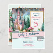 Sprookjesprinses Verjaardag ELKE leeftijd Fairycor (Voorkant / Achterkant)