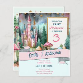 Sprookjesprinses Verjaardag ELKE Leeftijd Fairycor