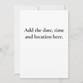 Sprookjesprinses Verjaardag Uitnodigen Save The Date (Achterkant)