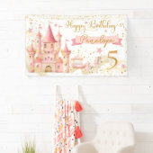 Sprookjesprinses Verjaardagsbanner Spandoek (Insitu)