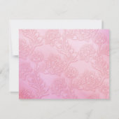 Sprookjesprinses verjaardagsfeestje kaart (Achterkant)