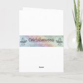 Sprookjesprinses Verjaardagskaart Kaart (Achterkant)