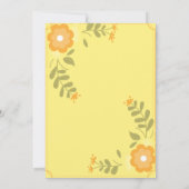 Sprookjesprinses verjaardagsuitnodigingskaart (Achterkant)