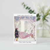  sprookjesprintillustratie waterverf briefkaart (Staand voorkant)