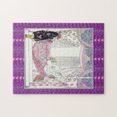  sprookjesprintillustratie waterverf legpuzzel (Horizontaal)