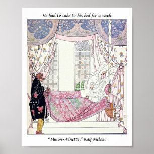 sprookjesprintillustratie waterverf poster