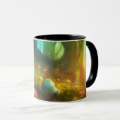 Sprookjesring van paddenstoelen op Classic Mok (Voorkant rechts)