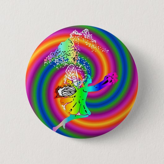 sprookjesrok ronde button 5,7 cm (Voorkant)