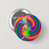 sprookjesrok ronde button 5,7 cm (Voorkant /achterkant)