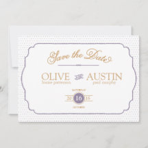 Sprookjesromantische Save the Date-kaarten