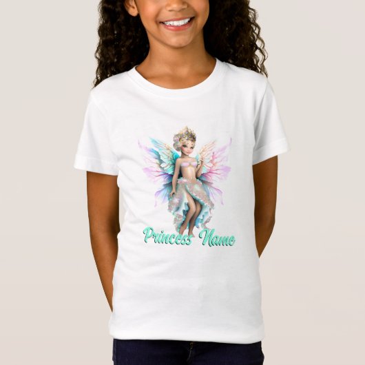 Sprookjessneeuw prinses 3D cartoon grillige fantas T-shirt (Voorkant)