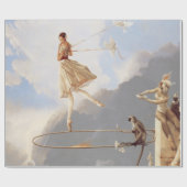 SPROOKJESSTAART FANTASIE BALLERINA CADEAUPAPIER (Vlak)