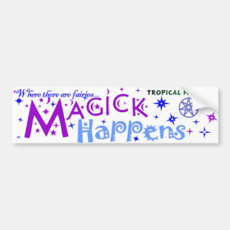 Sprookjessticker - magie gebeurt... bumpersticker