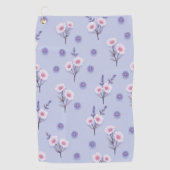 Sprookjesstof Madeliefjes Golfhanddoek (Voorkant)