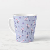 Sprookjesstof Madeliefjes Latte Mok (Linkerhoek)