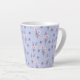 Sprookjesstof Madeliefjes Latte Mok