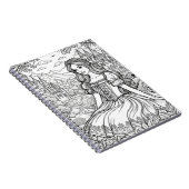 Sprookjesthema prinses en kastelen kleuren me notitieboek (Rechterzijde)