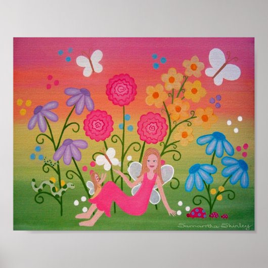 Sprookjestuin - 8x10 Moeder Dochter Meisjes Kinder Poster (Voorkant)
