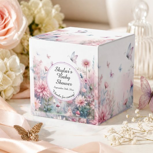 Sprookjestuin Baby Shower Bedankdoosjes