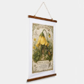 Sprookjestuin Botanica Boterbloem Feeënwoning Hangend Wandkleed (Gebogen)