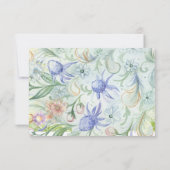 Sprookjestuin bruiloft uitnodiging (Achterkant)