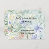 Sprookjestuin bruiloftsinvitaties kaart (Voorkant / Achterkant)