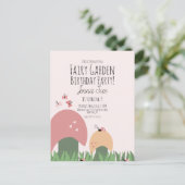 Sprookjestuin Paddenstoelen Lieveheersbeestjes Vli Briefkaart (Staand voorkant)