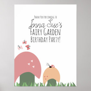 Sprookjestuin Paddenstoelen Lieveheersbeestjes Vli Poster