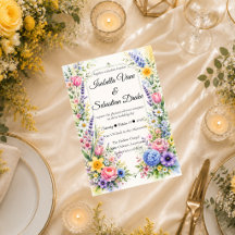 Sprookjestuin Pastelkleurig Bloemen Bruiloft