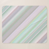 Sprookjestuin Roze, Paars, en Mint Streep Sherpa Deken (Voorkant (horizontaal))
