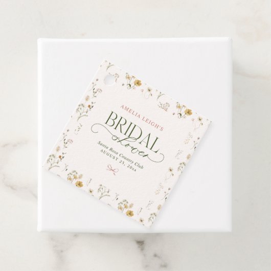 Sprookjestuin & Strikken Bruidsmeisjeshower Bedankjes Labels (In situ)