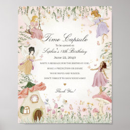 sprookjestuin tijd capsule party teken poster